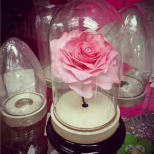 rosa de gomaeva en cúpula curso de manualidades doart