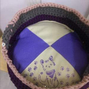 patchwork y costura creativa cursos doart cesta para gatitos